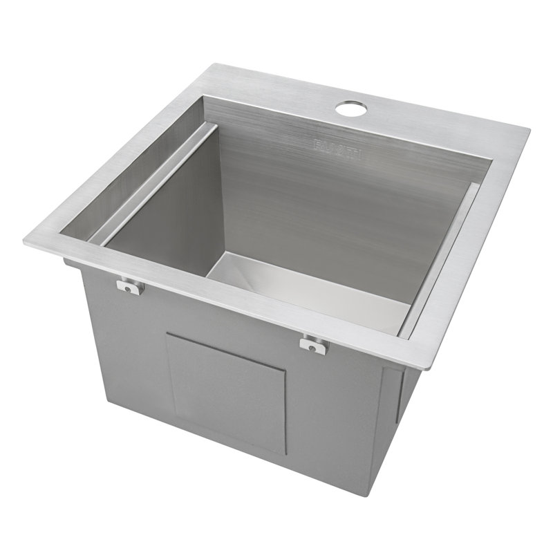 Ruvati Merino 15" Stainless Steel DropIn Outdoor Sink & Reviews Wayfair